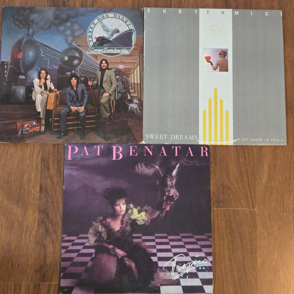 80s Rock & Synth-Pop Vinyl Trio LP Set
Spin back in time with this classic lot!